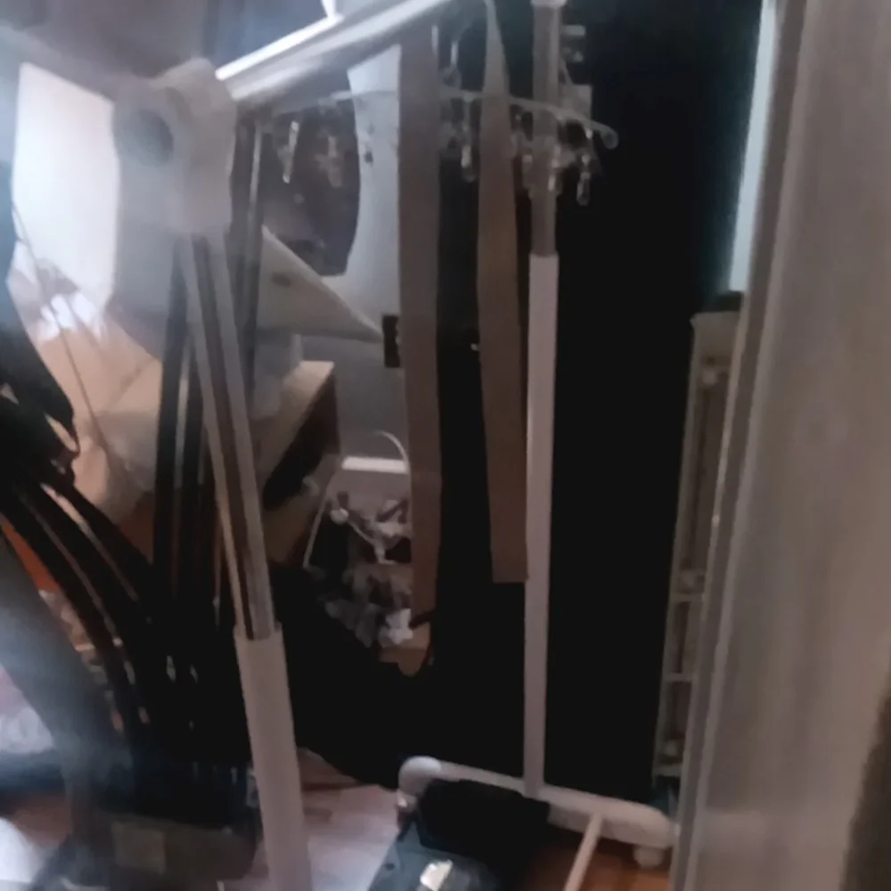 Modern Black and Silver Computer Desk